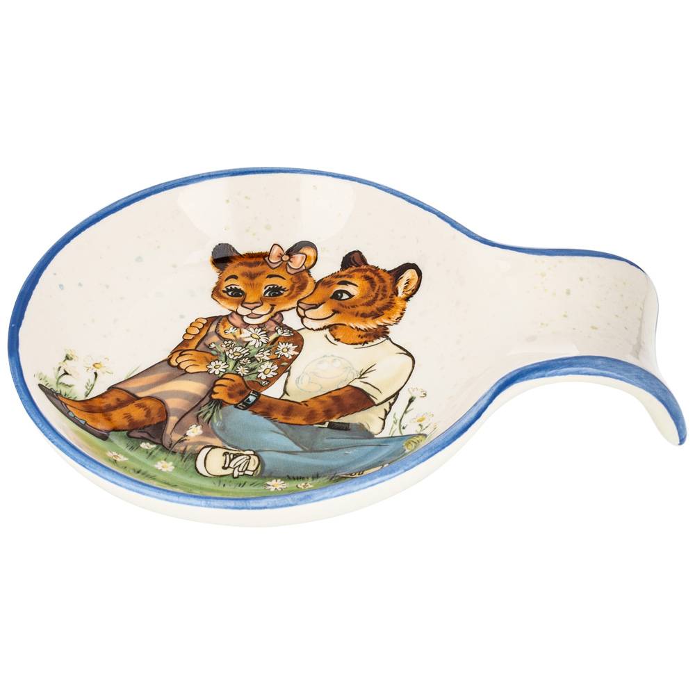 ПОДСТАВКА ПОД ЛОЖКУ, ТИГРИНЫЕ ИСТОРИИ, 15*11, 5*2, 5 СМ, КОР=48ШТ.