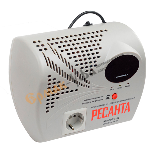 Стабилизатор АСН-500 Н /1-Ц, настенный, РЕСАНТА, 1/4