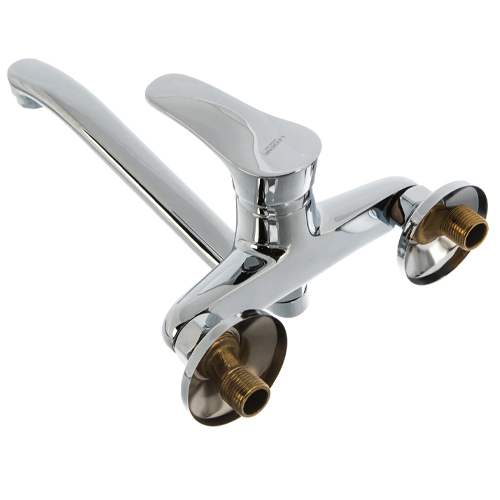 Смеситель для кухни LEDEME 4614-B шар пристенн. /F4614-В/настенный излив 250 мм, карт. 35мм. , 1/10