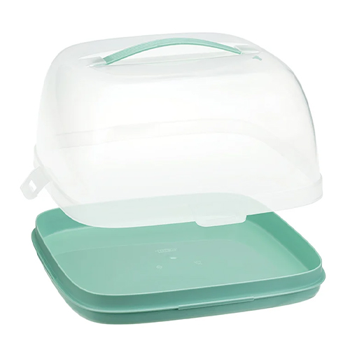 Тортница с защелками IDEA М 1121, фисташковая