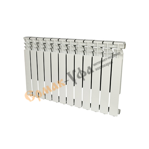 Радиатор алюминиевый ROMMER Optima 500/80/12 секций 135 Вт/сек, 0,8кг/сек, 1/1