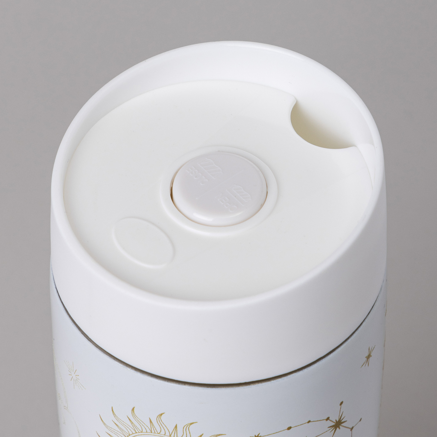 ТЕРМОКРУЖКА AGNESS, SUPERNOVA WHITE, 360МЛ