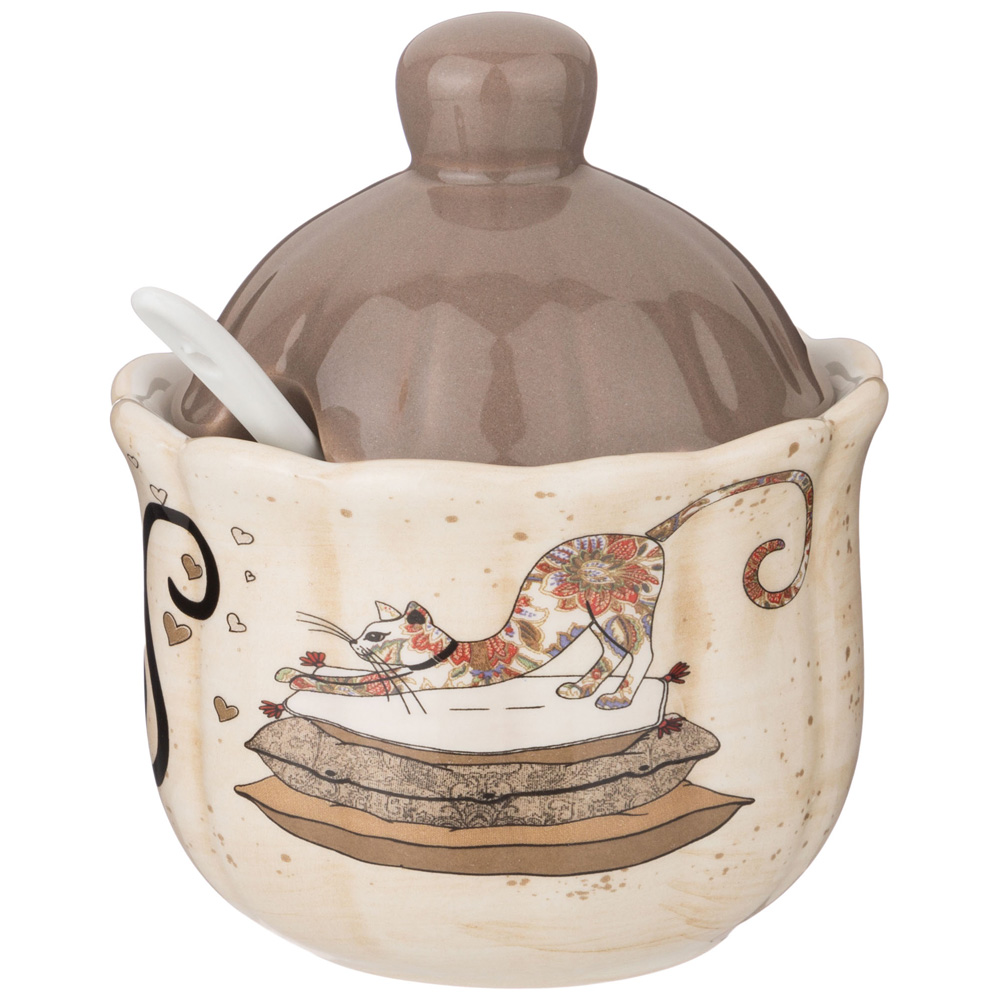 САХАРНИЦА AGNESS, ПАРИЖСКИЕ КОТЫ, 10*11, 5 СМ 240 МЛ, КОР=36ШТ.