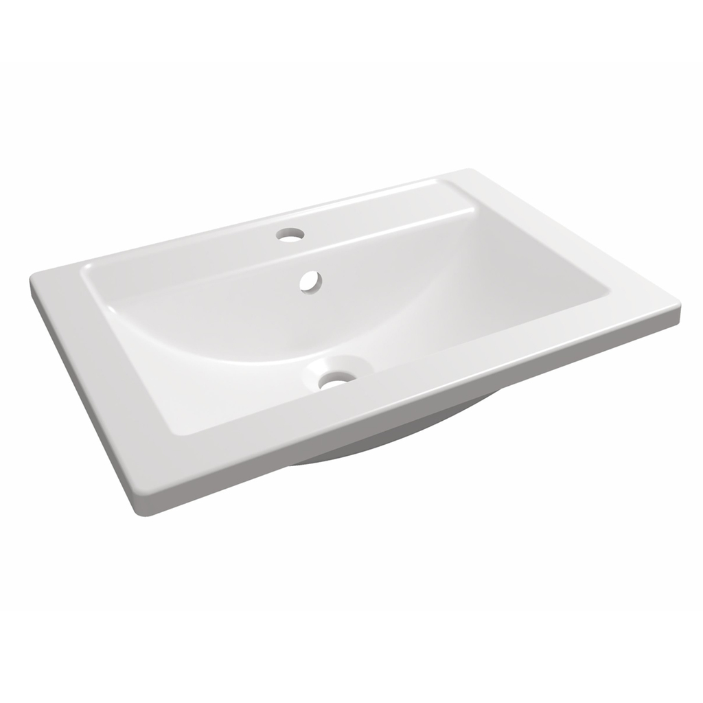 Раковина накладная, МАРГО-60, белый, MIXLINE