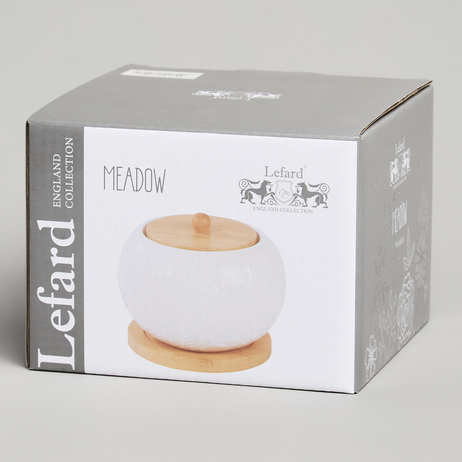 САХАРНИЦА LEFARD, MEADOW, С ДЕР. КРЫШКОЙ НА ДЕР. ПОДСТАВКЕ 12*9, 5 СМ 450 МЛ