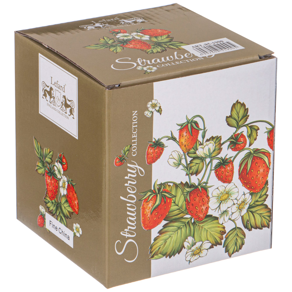 САХАРНИЦА LEFARD, STRAWBERRY, 400 МЛ, КОР=36ШТ.