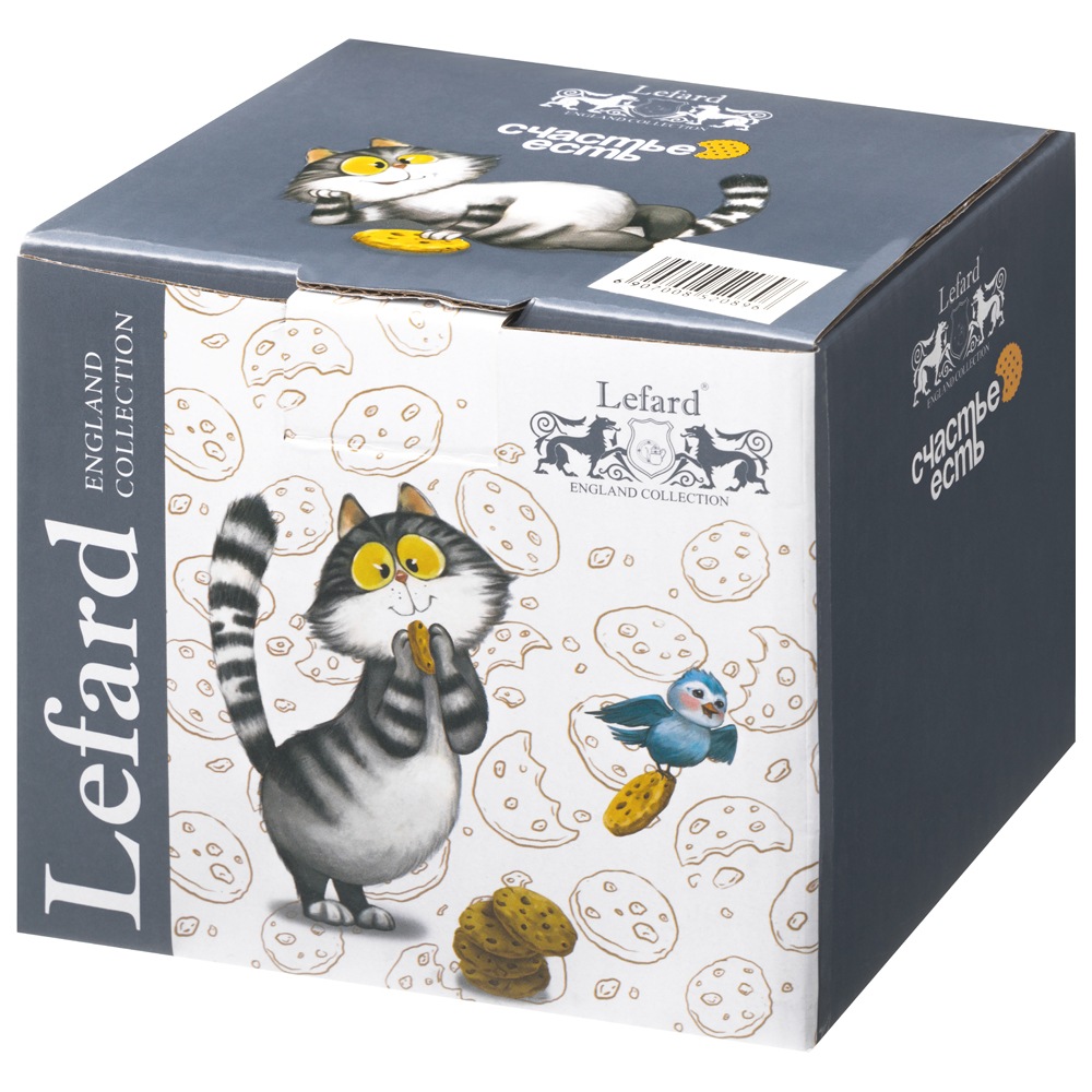 КРУЖКА LEFARD, СЧАСТЬЕ ЕСТЬ,  400 МЛ