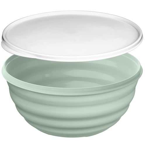 Миска с крышкой 3.2 л Homver Latina 222136717/03, светло-зеленая