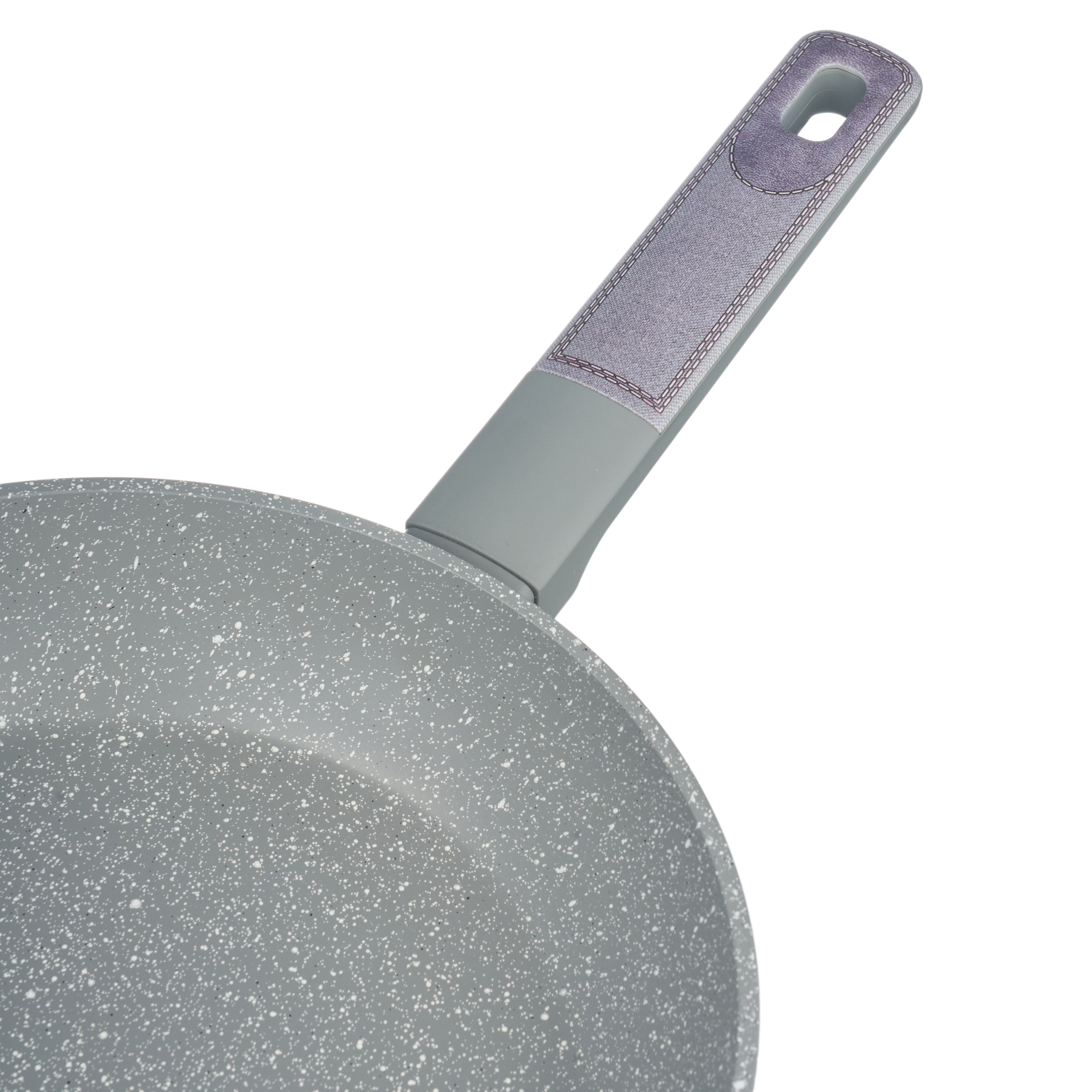 СКОВОРОДА С АНТИПРИГАРНЫМ ПОКРЫТИЕМ PFLUON MARBLE, 24*4,8 СМ