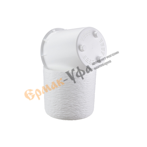 Горшок для цветов Сланец d-200мм 3,4л со вставкой, белый, 1/12