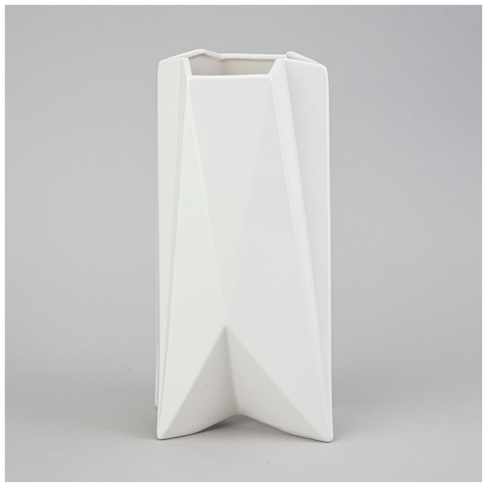 ВАЗА 10.5*8*24СМ ЦВЕТ: БЕЛЫЙ