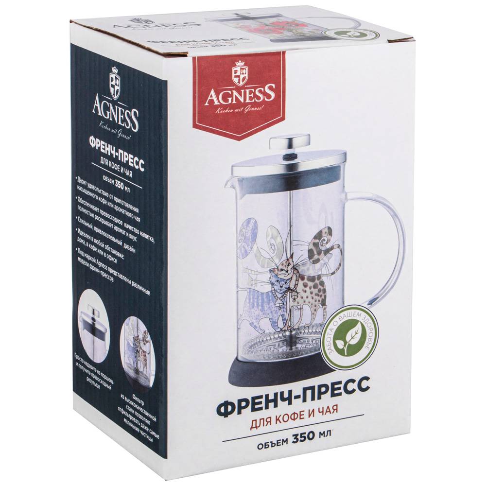 ФРЕНЧ-ПРЕСС AGNESS, ПРОВАНС ЛИМОНЫ, 350 МЛ