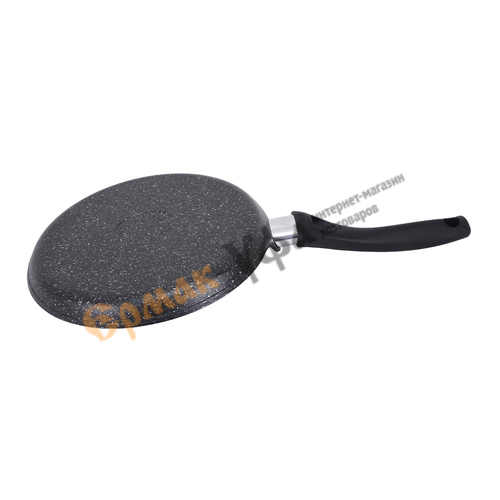 Блинница 22 см с ручкой, АП сбмт222а KUKMARA, темный мрамор, 1/12