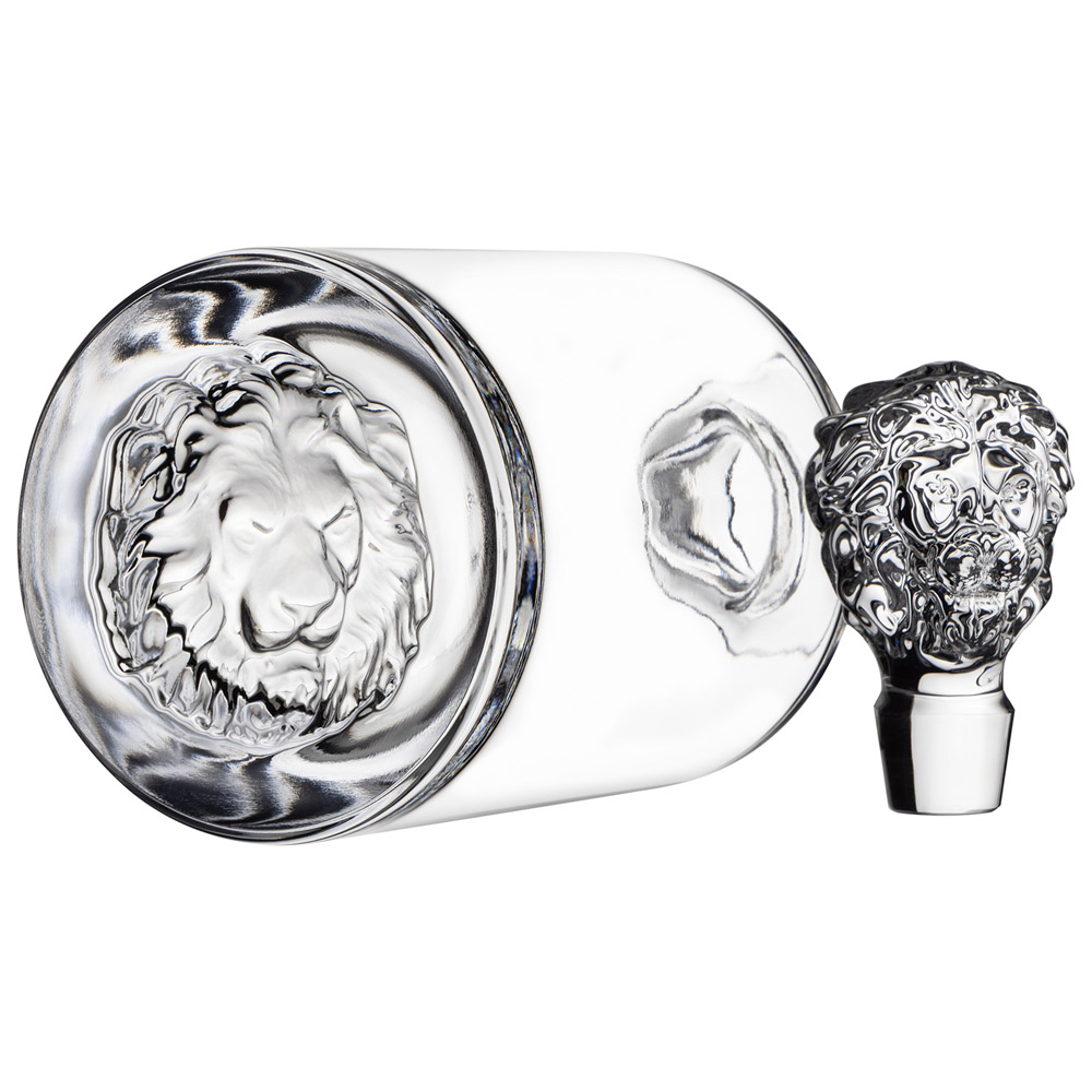 НАБОР ДЛЯ ВИСКИ, LION, : ШТОФ + ДВА СТАКАНА, 850 МЛ/310 МЛ