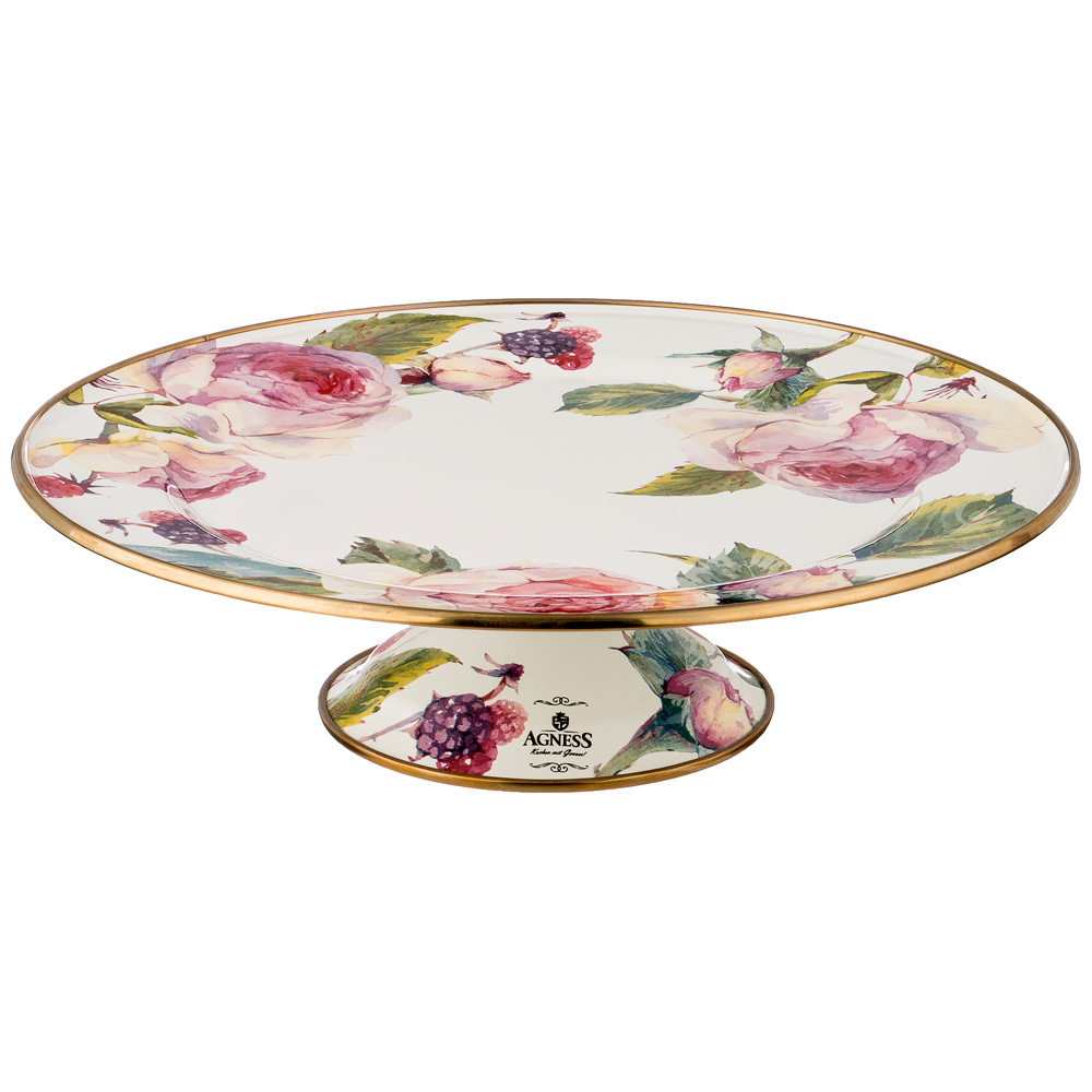 ТОРТОВНИЦА AGNESS, СЕРИЯ ВИНТАЖ ДИАМЕТР=30 СМ. ВЫСОТА=20 СМ., КОР=4ШТ.