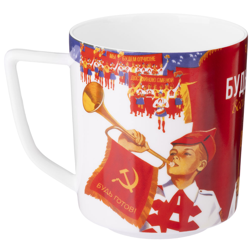 КРУЖКА LEFARD, БУДЬ ГОТОВ, 430 МЛ, КОР=48ШТ.