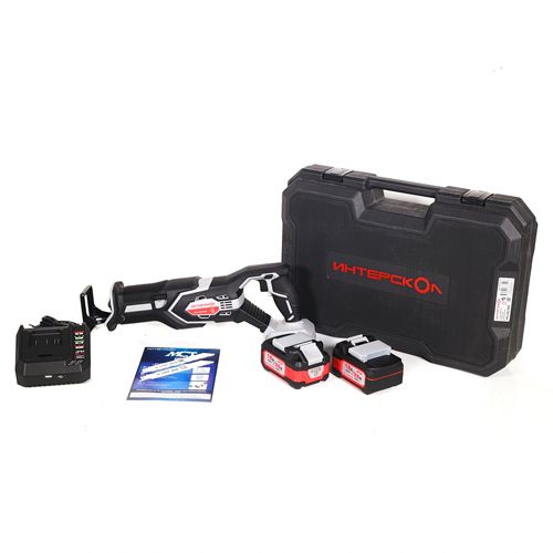 Пила электрическая, ножовочная, аккумуляторная НПА-200/36 В, кейс, Интерскол