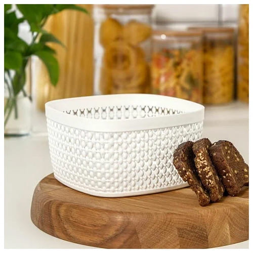 Сухарница IDEA ПИРУЛА М 1219, белая