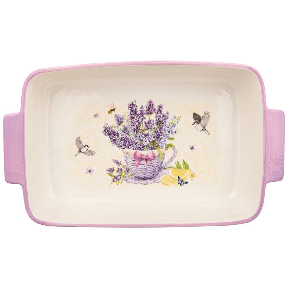 БЛЮДО ДЛЯ ЗАПЕКАНИЯ AGNESS, ЛАВАНДА, ПРЯМОУГ.2, 8 Л 33, 5*19, 5*7, 5 СМ