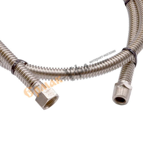 Подводка для газа 1/2 100см ГШ Сильфонная VRT-151001, 1/1