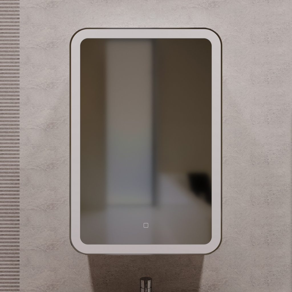 Зеркальный шкаф MIXLINE, Фиджи, 500*750, ШВ ПРАВЫЙ, сенсор.выкл, светодиодная подсветка