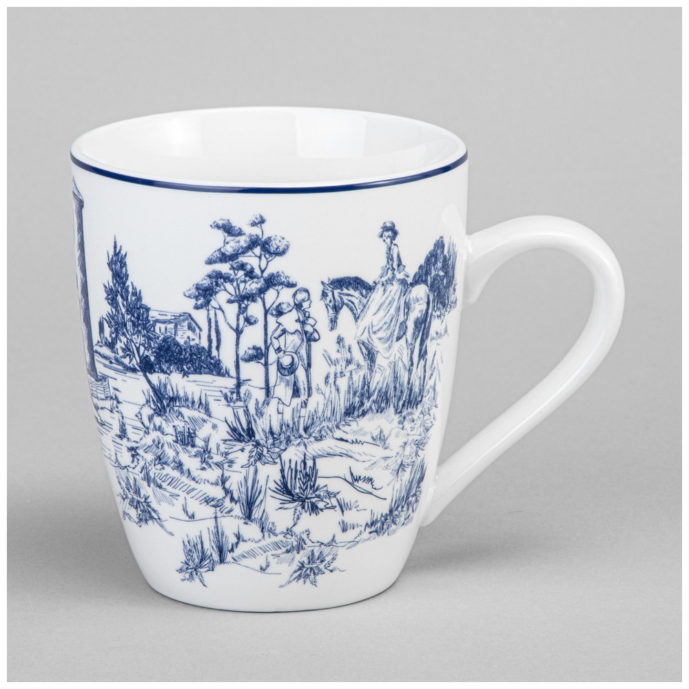 НАБОР КРУЖЕК LEFARD, NOVEL, НА ДЕРЕВ. ПОДСТАВКЕ 4 ШТ. 380 МЛ, КОР=6НАБ.