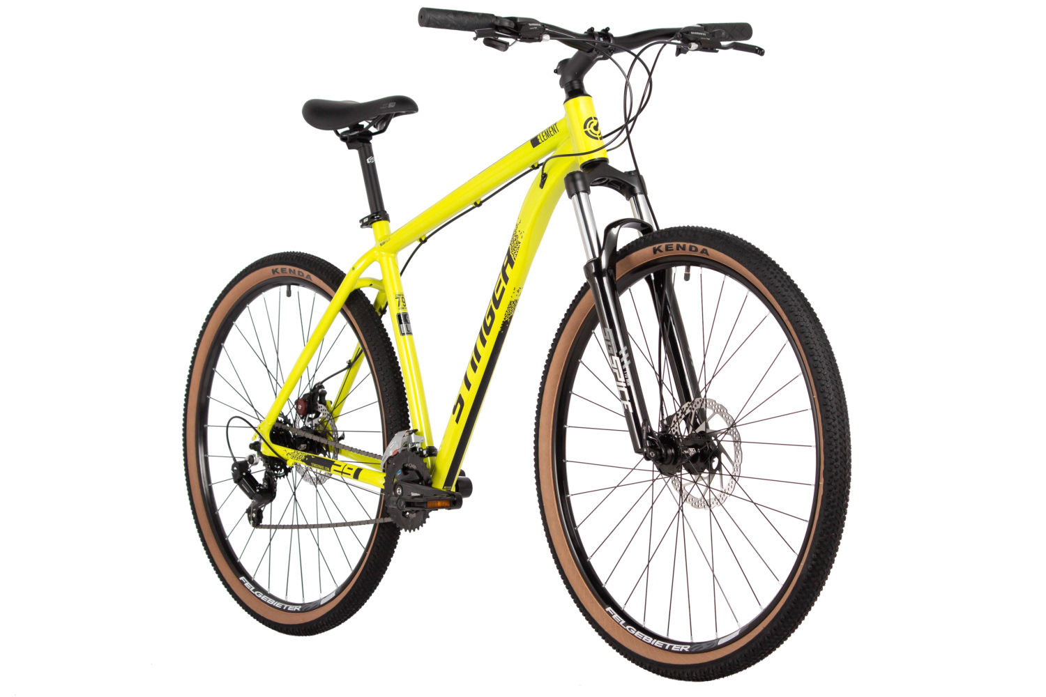 Велосипед STINGER 29, ELEMENT зеленый, алюминий, размер LG