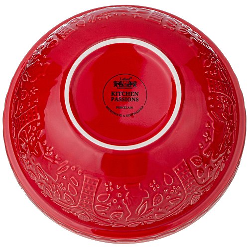 САЛАТНИК ДЛЯ СМЕШИВАНИЯ И СЕРВИРОВКИ LEFARD, KITCHEN PASSION, 20, 50 СМ КРАСНАЯ, КОР=8ШТ.