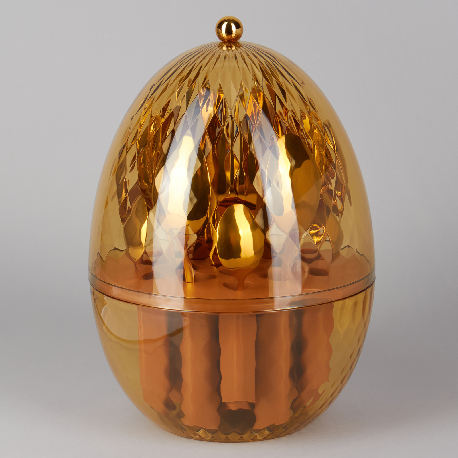 НАБОР СТОЛОВЫХ ПРИБОРОВ НА ВРАЩАЮЩЕЙСЯ ПОДСТАВКЕ, 24ПР, ПВД ПОКРЫТИЕ