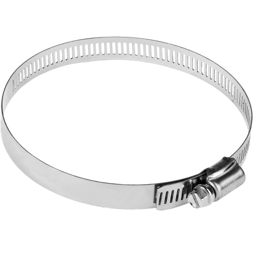 Хомут оцинкованный 105-127мм, 5, 12,7мм широкий, 50/