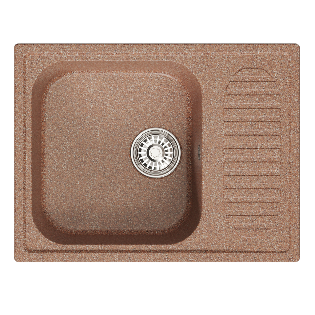 Мойка ML-GM18 с крылом, терракотовая, 307, 640*490*190мм NEW