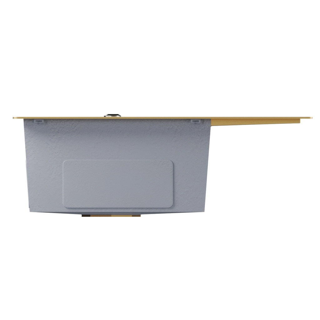 Мойка настол.монтаж 60х50, 3, 0 лев. вып 3 1/2 MIXLINE PRO 20см с сифоном, золото