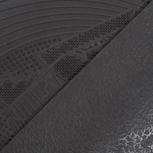 Коврик резиновый SUNSTEP В гостях хорошо, а дома лучше! 45 х 75 см, черный