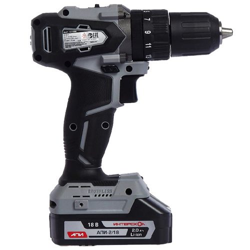 Дрель аккумуляторная, ДА 13/18 ВК 45