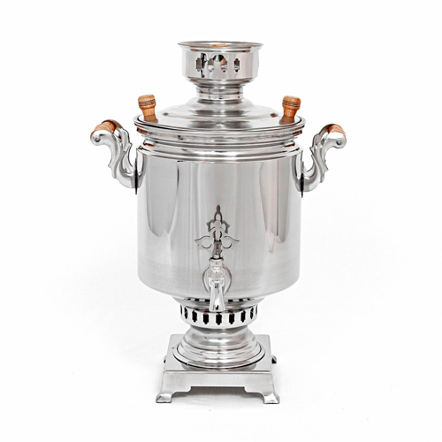 Самовар жаровый с трубой  5л,  Уфимский самовар Стольник