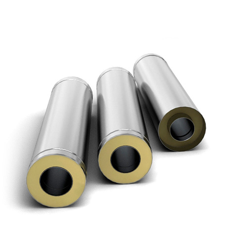 Труба-Сэндвич 200*120*1000 Оц 0,5мм + Нм 0,5мм д/дымохода с 24 года замок по конденсату, 1/2