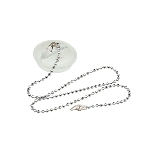 Пробка для ванны силикон с цепочкой, 10/500