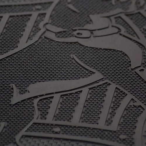 Коврик резиновый SUNSTEP Собака 45 х 75 см, черный