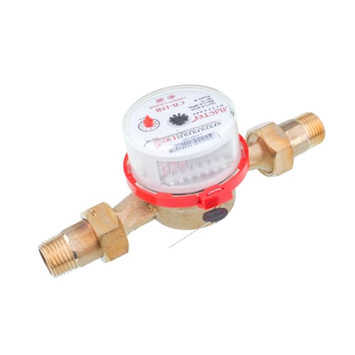 Водосчетчик МАСТЕР МЕТРОЛОГ СВ-15В класс В соединительный комплект с обратным клапаном, антимагн. , АПРЕЛЬ 2026г, 1/20