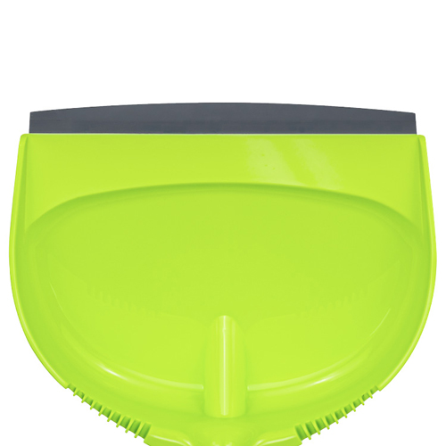 Щетка-сметка, совок с резинкой IDEA ДУЭТ М 5176, салатовый