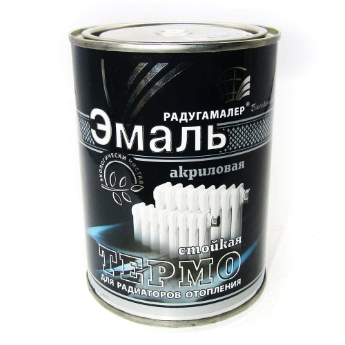 Эмаль акриловая для радиаторов белая 0,9кг Радуга Таганрог, 6/6