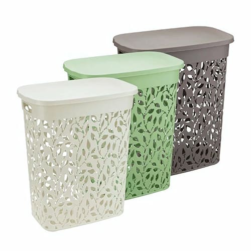Корзина для белья 35 л IDEA ФЛОРА М 2620, мята