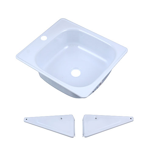 Мойка эмаль 505*450 с кроншт. г. Гомель 16,5 см, 1/1