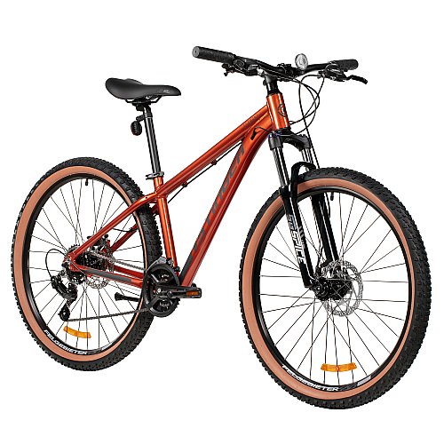 Велосипед STINGER 26" ELEMENT оранжевый, алюминий, размер XS