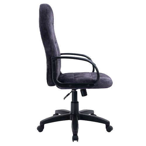 Кресло офисное, компьютерное TRON V1 велюр Prestige, 68х52х51.5 см, темно-серый