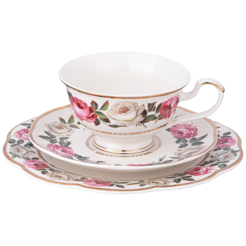 ЧАЙНЫЙ СЕРВИЗ LEFARD, MELODY OF ROSES, НА 6 ПЕР. 20 ПР. 1100/300/270 МЛ, КОР=2НАБ.