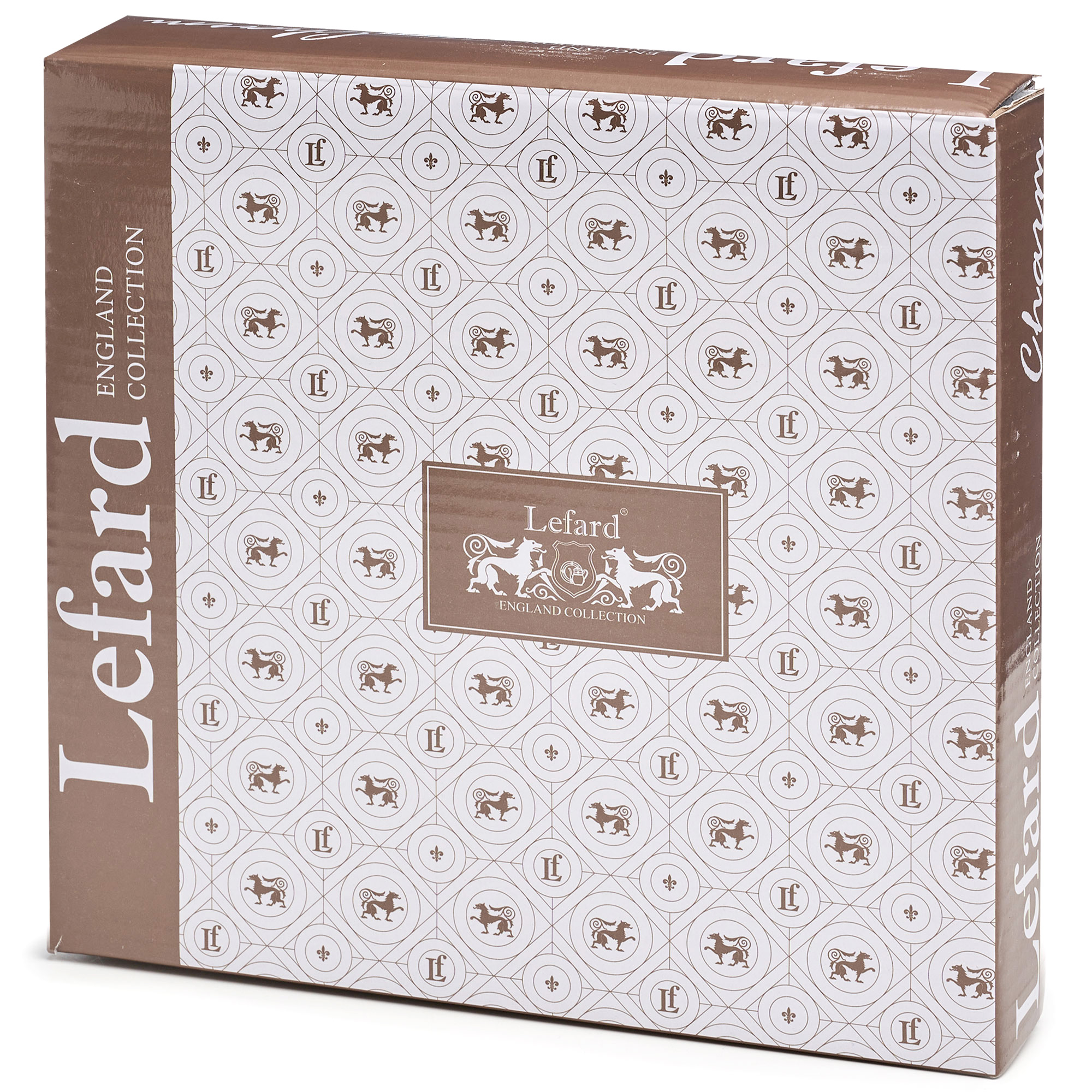 НАБОР ТАРЕЛОК ЗАКУСОЧНЫХ LEFARD, CHARM, 2 ШТ. 20*3 СМ, С ЗОЛОТОЙ ЛИНИЕЙ