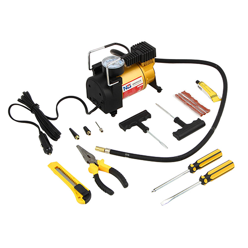 Набор 12 предметов с компрессором Торнадо АС-580, 45 л/мин, 150Вт NG, 1/10