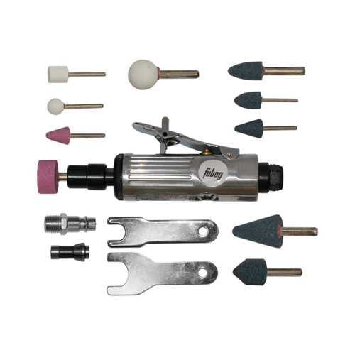 Пневмошлифмашина прямая GL25000 + набор_кейс FUBAG