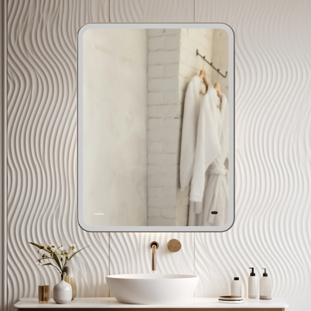 Зеркало MIXLINE, Турин, 500*700, ШВ бесконтактный сенсор, светодиодная подсветка НОВИНКА